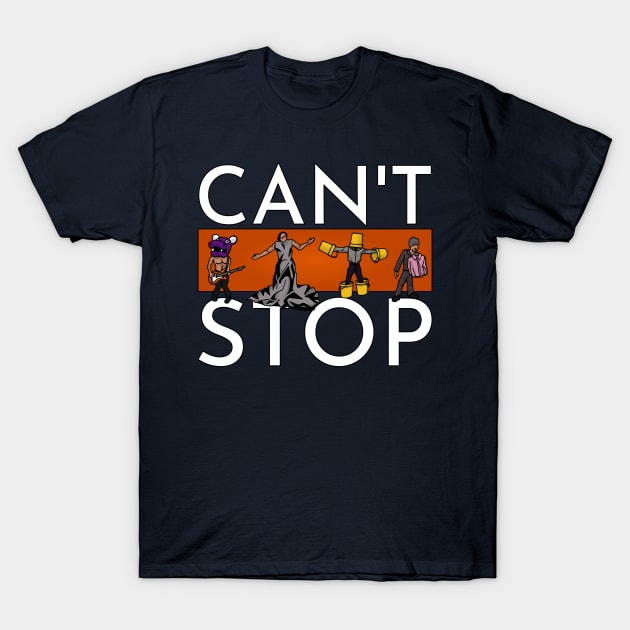 Red Hot Can't Stop T-Shirt by TKsuited